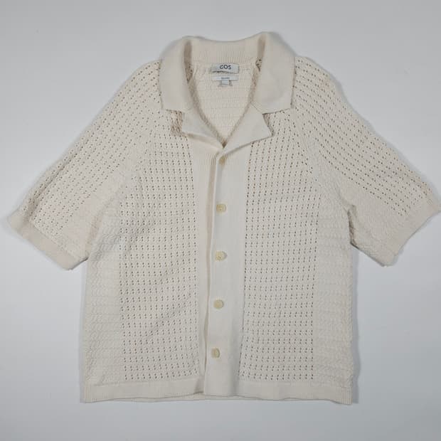 COS 코스 릴렉스드 반팔 가디건 