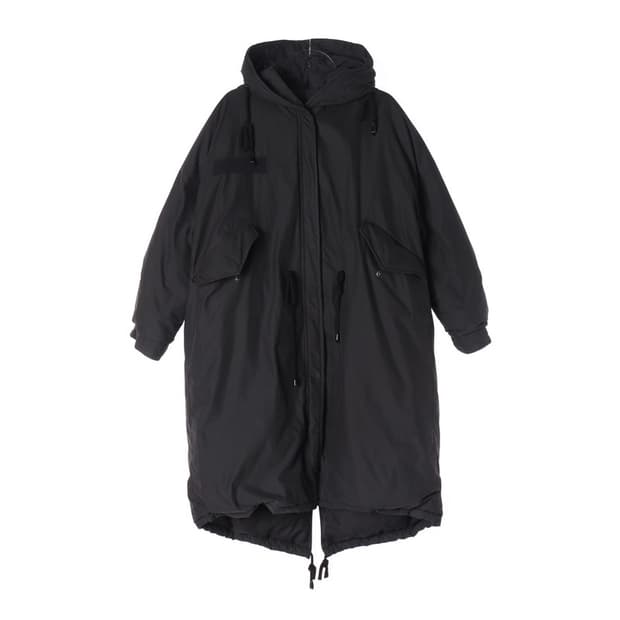 톰그레이하운드 트리밍 구스다운 롱 야상 XS