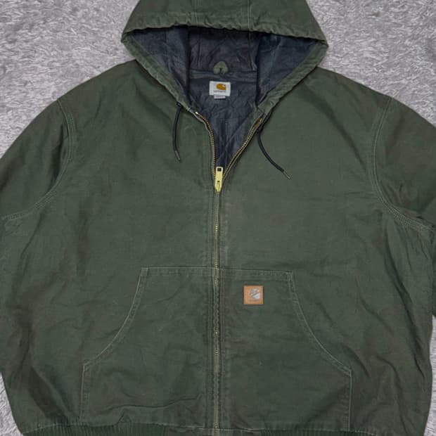 [2XL] 칼하트 J130 MOS 모스그린 빈티지 액티브 자켓