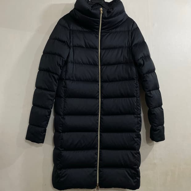 에르노 HERNO 구스 다운 패딩 블랙 38