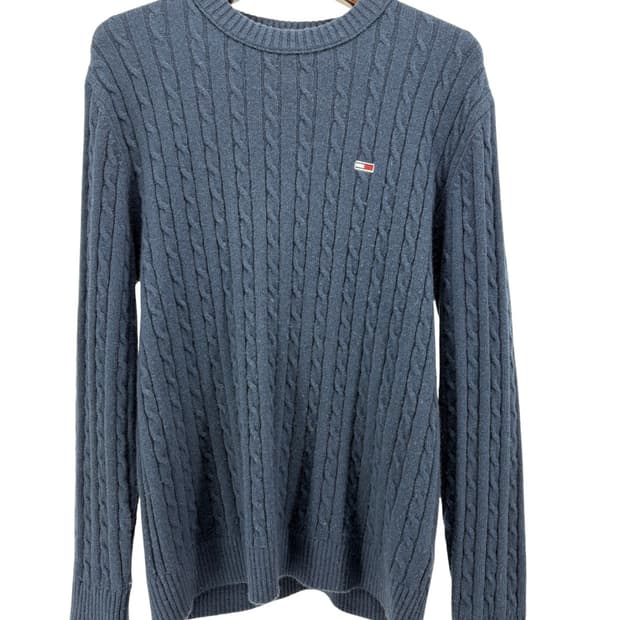🇺🇸 Tommy Jeans 빈티지 케이블 니트 (딥네이비 / A급 /