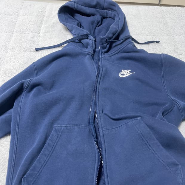 나이키 후드집업 네이비 M