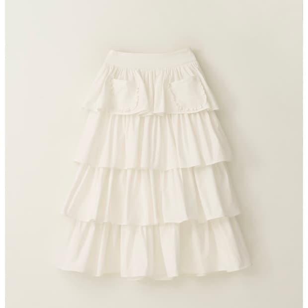 더티스 맥시 에이프런 스커트 maxi apron skirt