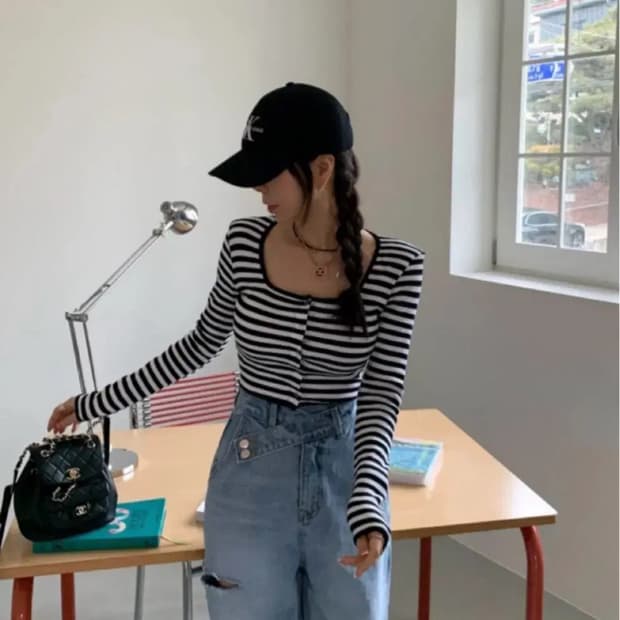 트임 연청 와이드팬츠