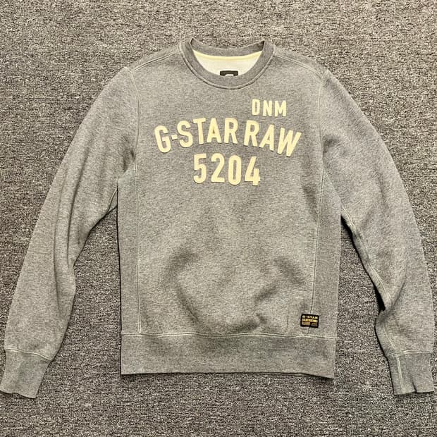 [95] G-STAR RAW 지스타 로우 그레이 맨투맨 S 