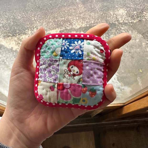 퀼트 미니 파우치 / 에어팟파우치