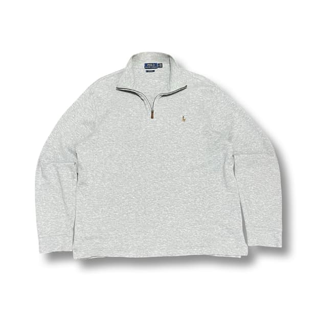 [L] 폴로 랄프로렌 하프집업 맨투맨 회색