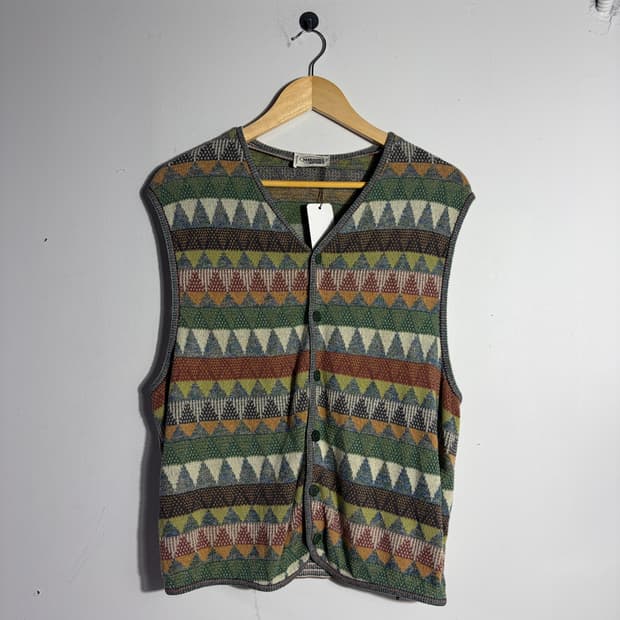 미쏘니 빈티지 모리걸 니트 조끼 (무료배송)