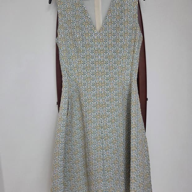 ROCHAS 로샤스 자카드 A라인 원피스 (Made
in Italy)