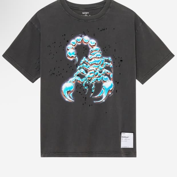 S Satisfy Mothtech T-Shirt Aged Black