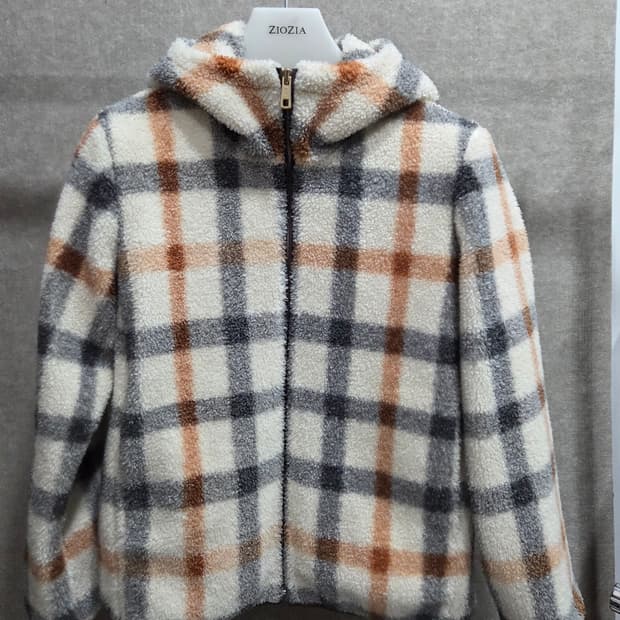 여성 66size 닥스 후리스 후드 자켓