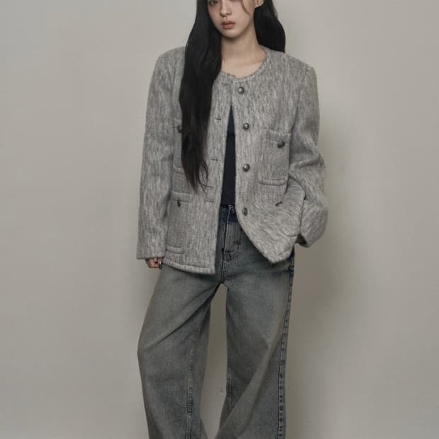 카키포인트 앤티크 울 자켓