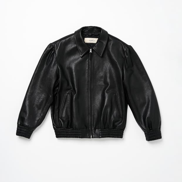 비아플레인 레더 블루종