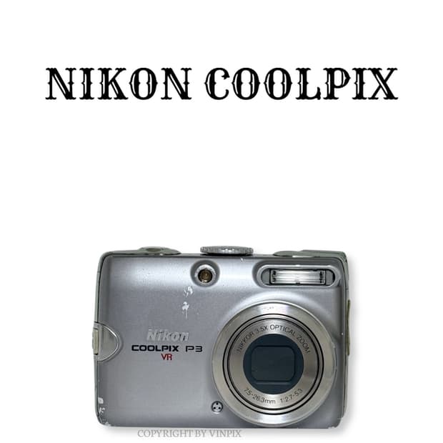 니콘 쿨픽스 P3(coolpix p3) 빈티지 디지털 카메라 디카