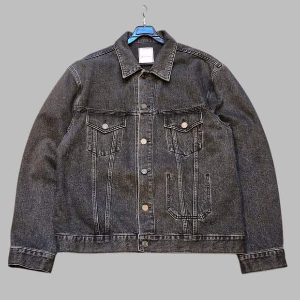 XL(착샷잇음) 차콜 데님자켓