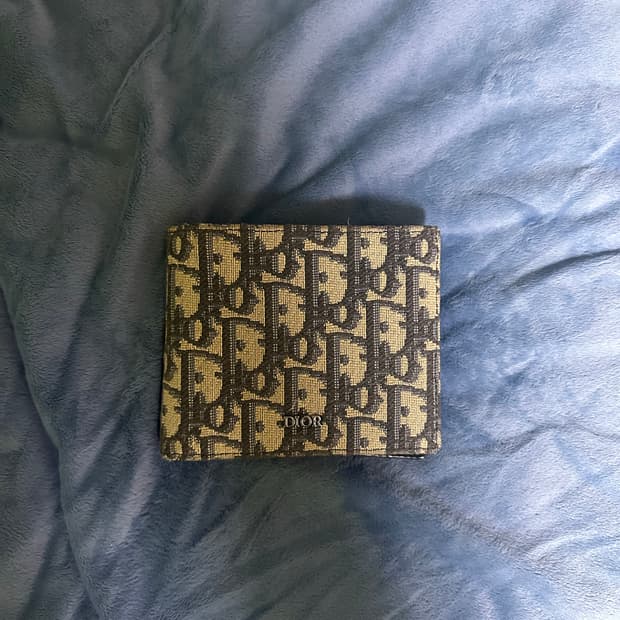 디올 오블리크 반지갑