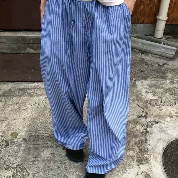 commongullproducts 스트라이프 팬츠