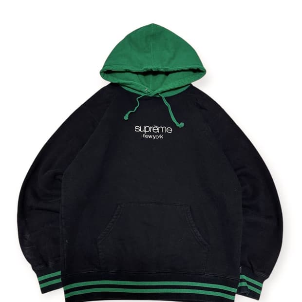 슈프림 뉴욕 투톤 후드티