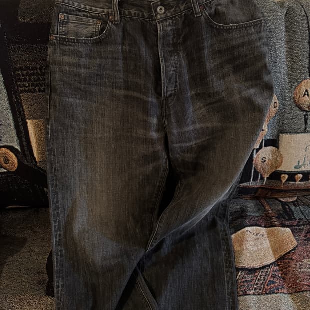 오베르쥬 어드레서 별주 데님 흑청