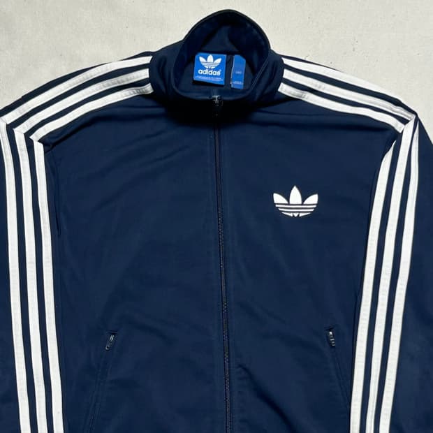 90 아디다스 파이어버드 네이비 트랙탑