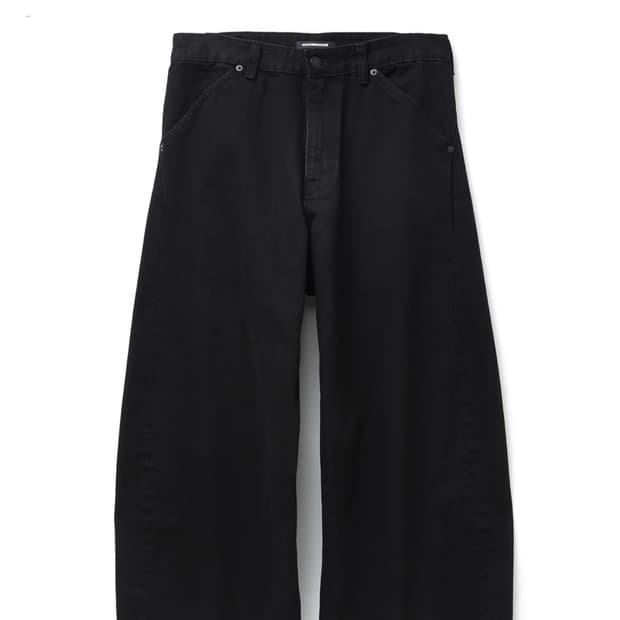 해칭룸 와이드커브진 블랙 3사