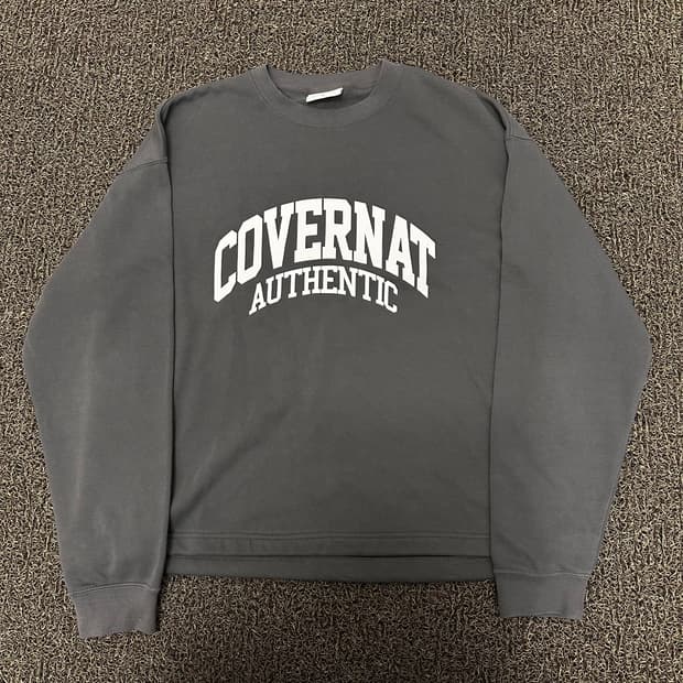 커버낫 맨투맨 차콜 M