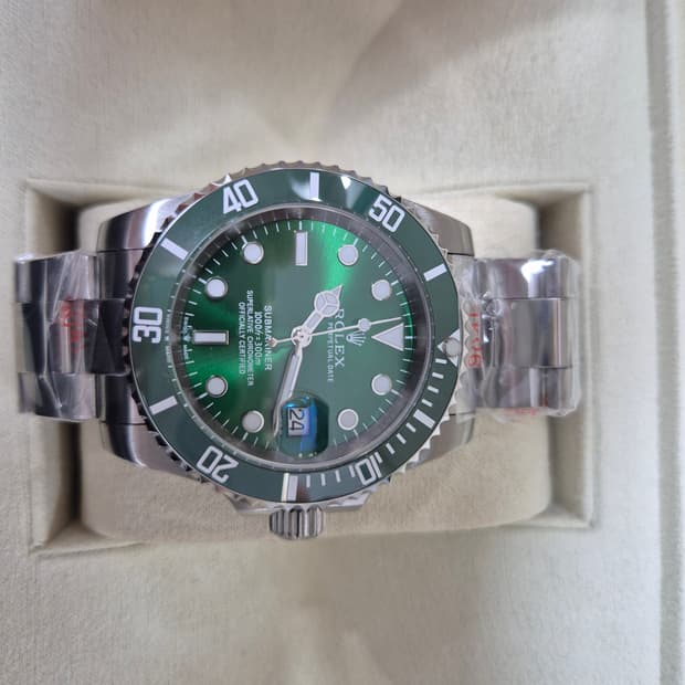롤렉스 서브마리너 오토매틱 초록헐크 시계