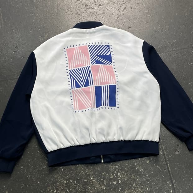 105 알마니 익스체인지 봄버 자켓 