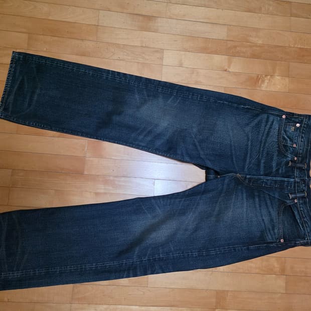 Rrl 빈티지 파이브 포켓 기빈스 33x 32
