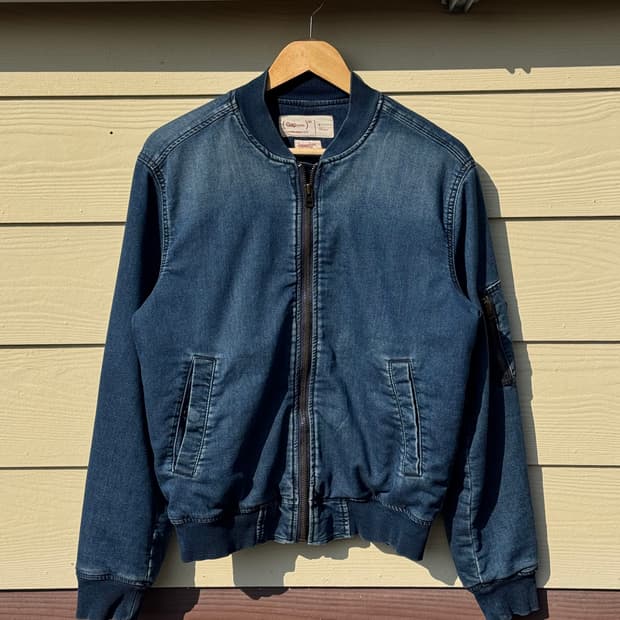 올드 갭 데님 봄버 자켓