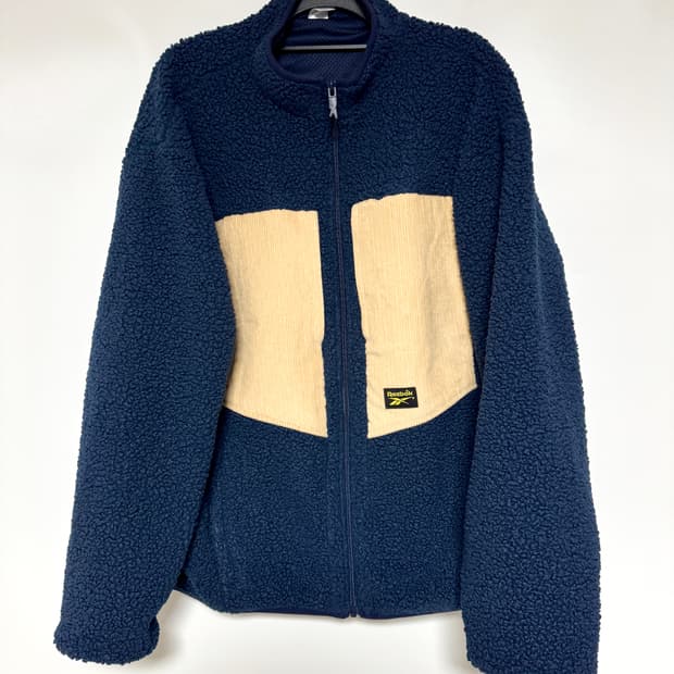 (신품급) 리복 플리스 자켓 네이비 100-105