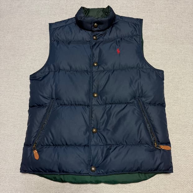 폴로 랄프로렌 리버시블 다운 패딩 조끼