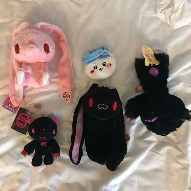 범용토끼 분홍색 인형 글루미베어