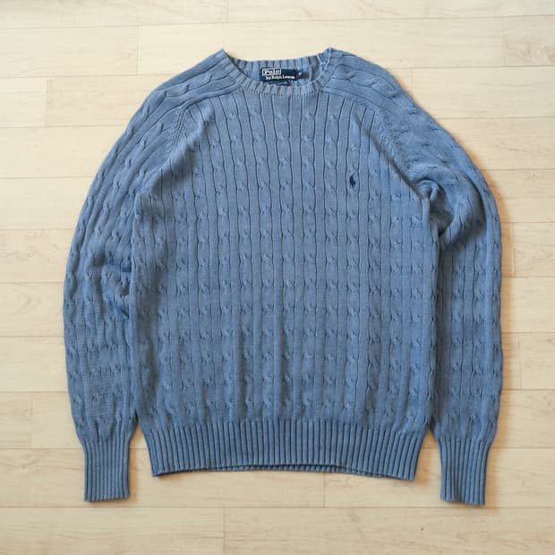 폴로 랄프로렌 케이블 니트 