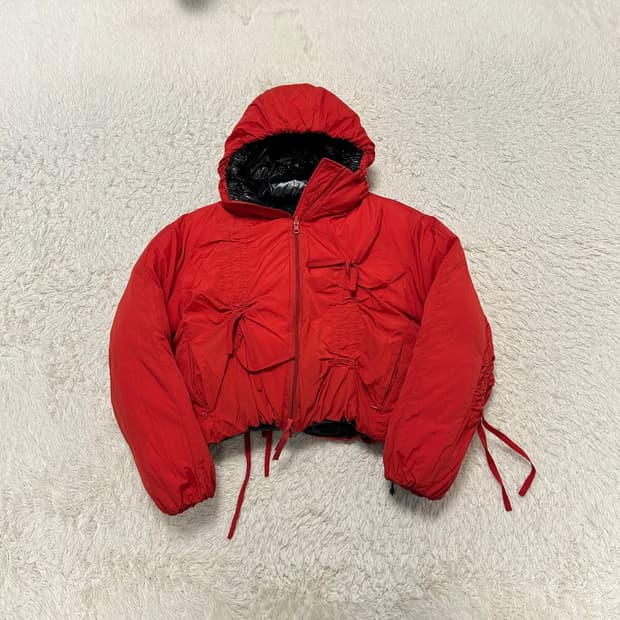 파르티멘토 리버시블 셔링 푸퍼 패딩