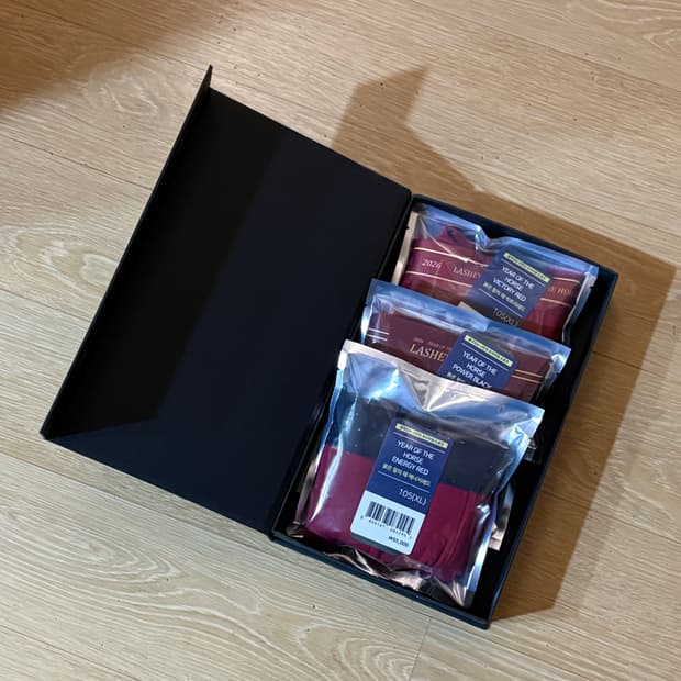 라쉬반 붉은 말의해 복서 드로즈 105 (3장) 남자팬티