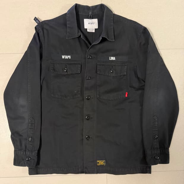 더블탭스 버드셔츠 블랙 엑스리마사이즈