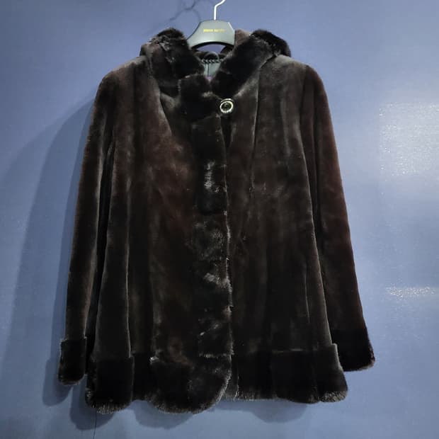 깍은밍크 후드밍크