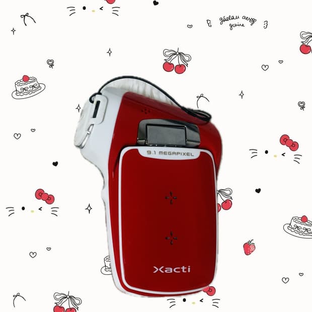 산요작티 sanyo xacti cg9 레드