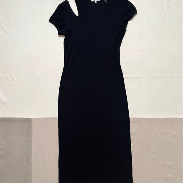 헬무트랭 캡슬리브 립 원피스 helmut lang dress