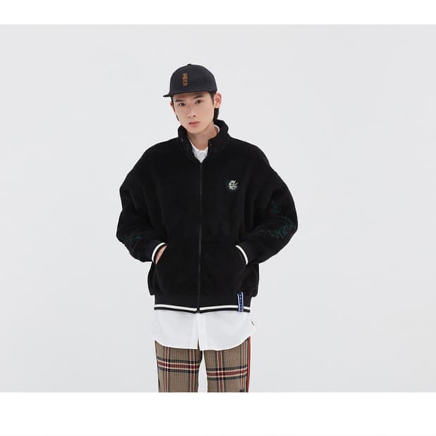 로맨틱크라운 남성 플리스 집업자켓 XL