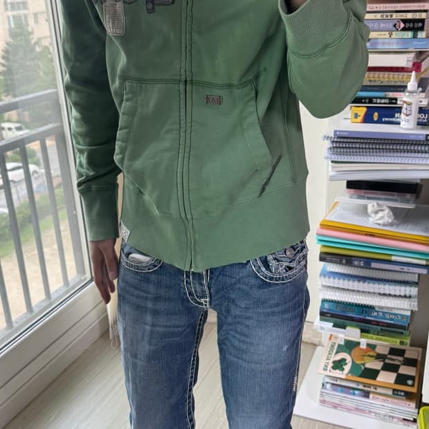 G star raw 지스타 그린 후드집업