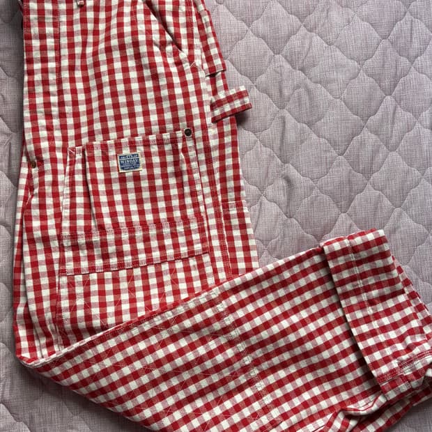 캐피탈 럼버 와이드 팬츠