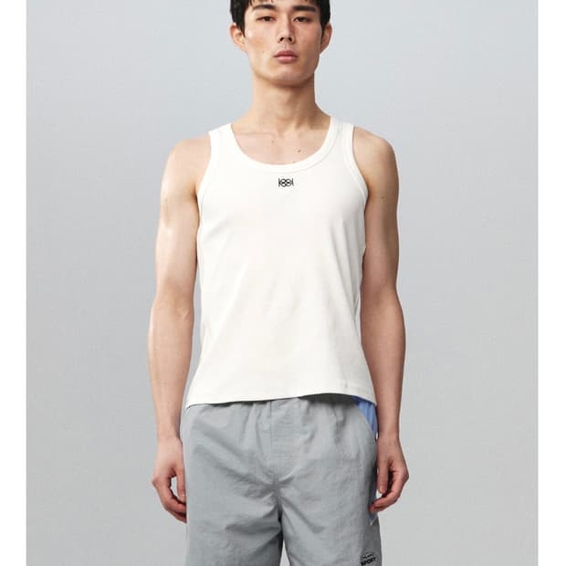 kijun 스퀘어넥 탱크탑 L