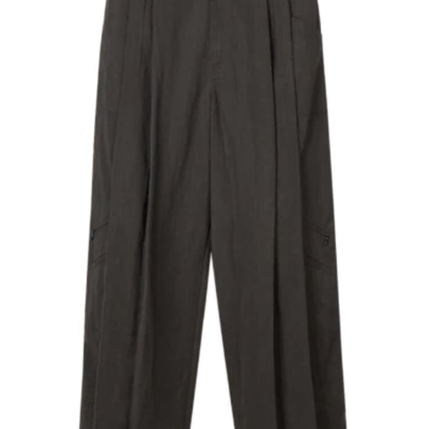 비긴202 나이코마 투턱팬츠 차콜브라운 3사이즈(나일론)