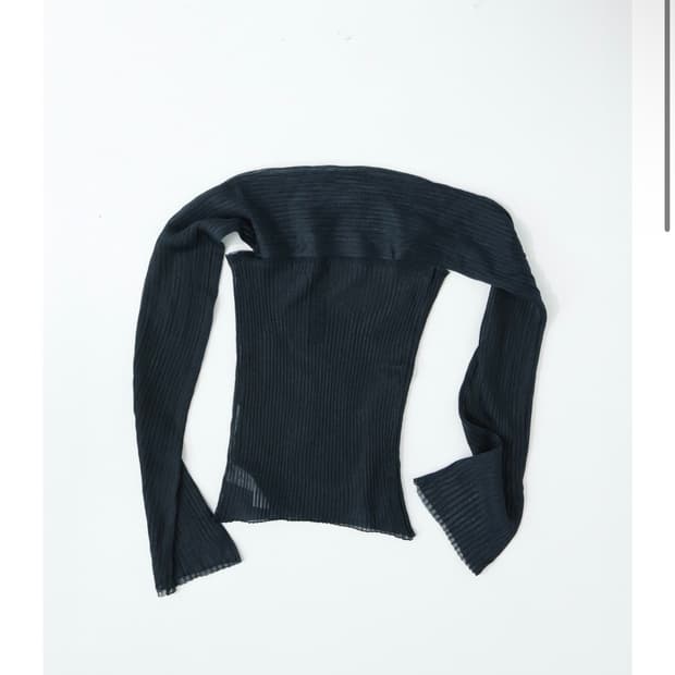 SHEER TANK TOP 블루