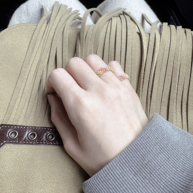 003. 오색 실반지