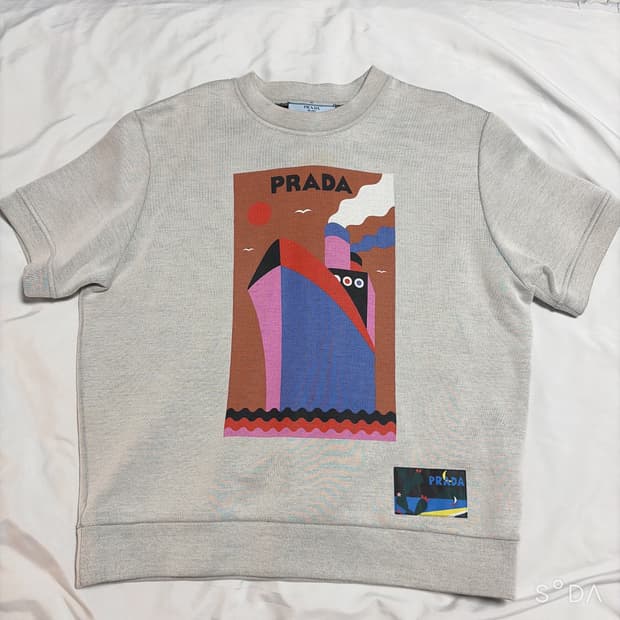 프라다 17s 올림피아 자그놀리 반팔티 S