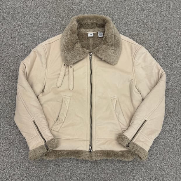 아르마니 무스탕 자켓 