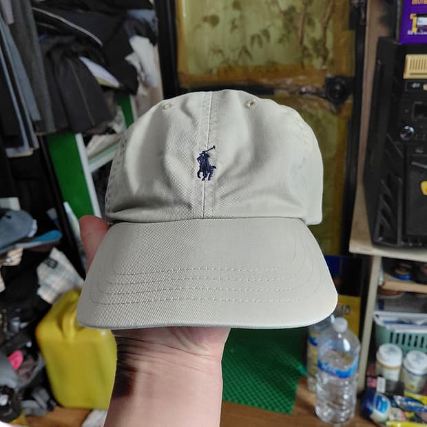[폴로 랄프로렌]구형 볼캡 베이지컬러 